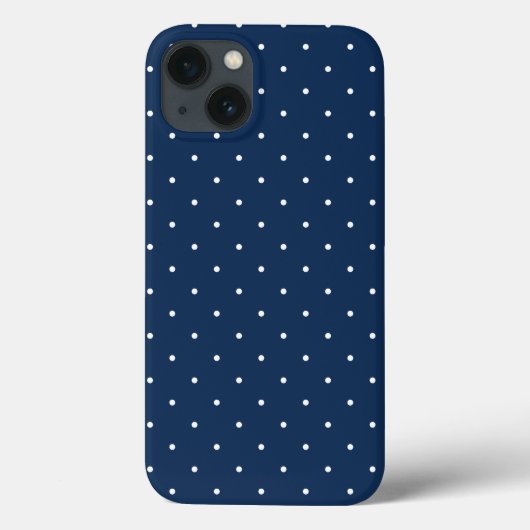 elegant klein blauw wit - marinepunkpatroon Case-Mate iPhone case (Achterkant)