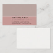 Elegant  kleuren Harmony Professional Plain Visitekaartje (Voorkant / Achterkant)