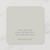 Elegant Kleuren Visitekaartje (Achterkant)