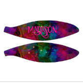 Elegant kleurige sparren rookmonogram basketbal (Panelen)