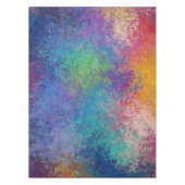 Elegant Kleurrijk Acryl Abstract Grunge Artwork Tafelkleed (Voorkant)