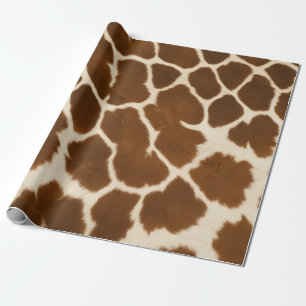 Elegant Koe Faux Leather Populair Collectie Cadeaupapier