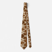 Elegant Koe Faux Leather Trendy Collectie Stropdas (Voorkant)