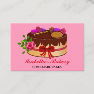 Elegant koekjes en bakkerij visitekaartje
