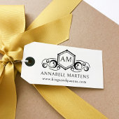 Elegant, koninklijk, monogram 	rubberstempel