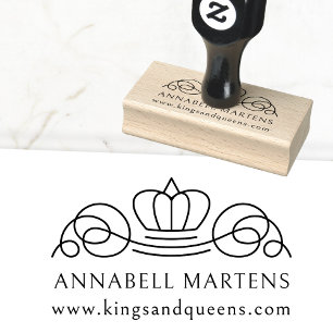 Elegant, koninklijk 	rubberstempel