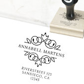 Elegant, koninklijk 	rubberstempel