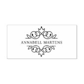 Elegant, koninklijk 	rubberstempel (Afrduk)