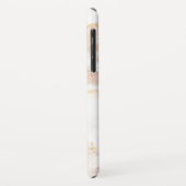 Elegant koper | Girly Roos Gold Marble Case-Mate iPhone Case (Achterkant/links)