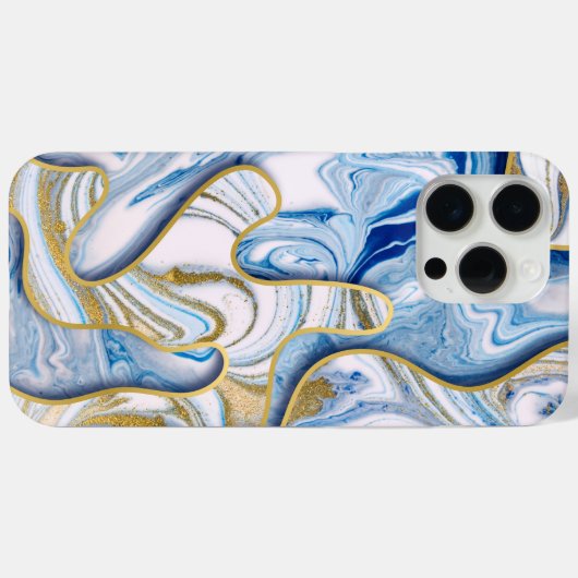 Elegant koper | Girly Roos Gold Marble Case-Mate iPhone Case (Achterkant (horizontaal))