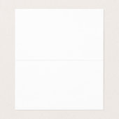Elegant Koper Script Modern Design 3.5x2 Visitekaartjes (Binnenkant ongevouwen)