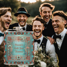 Elegant Koper Turquoise Lijst