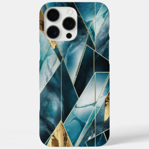 Elegant koper   Vrouwelijk Opulent Blauwgroen Goud iPhone 16 Pro Max Hoesje
