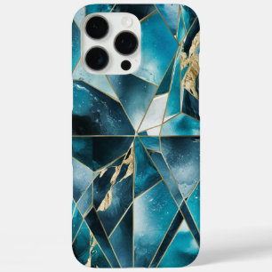 Elegant koper   Vrouwelijk Opulent Blauwgroen Goud iPhone 16 Pro Max Hoesje