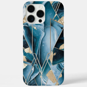 Elegant koper   Vrouwelijk Opulent Blauwgroen Goud iPhone 16 Pro Max Hoesje