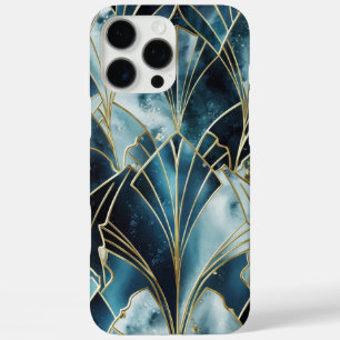 Elegant koper   Vrouwelijk Opulent Blauwgroen Goud iPhone 16 Pro Max Hoesje
