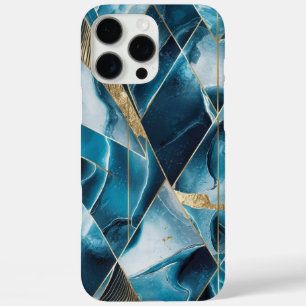 Elegant koper   Vrouwelijk Opulent Blauwgroen Goud iPhone 16 Pro Max Hoesje
