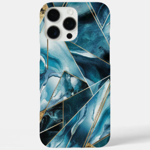 Elegant koper   Vrouwelijk Opulent Blauwgroen Goud iPhone 16 Pro Max Hoesje