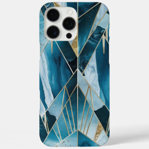 Elegant koper Vrouwelijk opulent Blauwgroen goud iPhone 16 Pro Max Hoesje