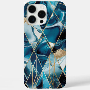 Elegant koper   Vrouwelijk Opulent Blauwgroen Goud iPhone 16 Pro Max Hoesje