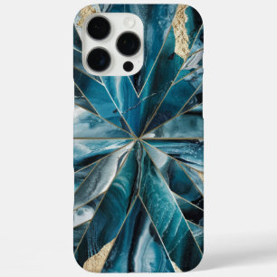 Elegant koper   Vrouwelijk opulent Blauwgroen goud iPhone 16 Pro Max Hoesje