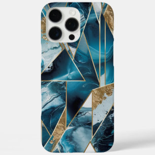 Elegant koper   Vrouwelijk Opulent Blauwgroen Goud iPhone 16 Pro Max Hoesje