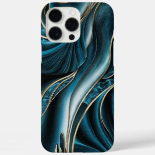 Elegant koper   Vrouwelijk opulent Blauwgroen goud iPhone 16 Pro Max Hoesje