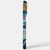 Elegant koper | Vrouwelijk Opulent Blauwgroen Goud Case-Mate iPhone Case (Achterkant / Rechts)