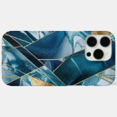 Elegant koper | Vrouwelijk Opulent Blauwgroen Goud Case-Mate iPhone Case (Achterkant (horizontaal))