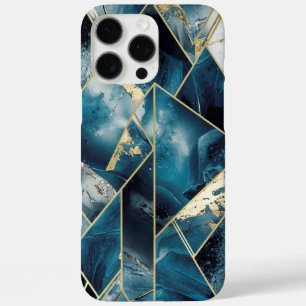 Elegant koper   Vrouwelijk Opulent Blauwgroen Goud iPhone 16 Pro Max Hoesje