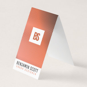 Elegant koperen achtergrond Visitekaartje ontwerp