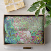 Elegant Koraal en Chartreuse Limelight Hydrangea Tissuepapier (Geschenk)