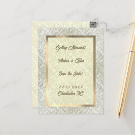 Elegant krabbelpatroon briefkaart