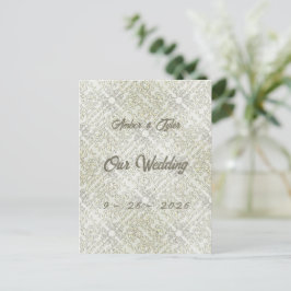 Elegant Krabbelpatroon Briefkaart