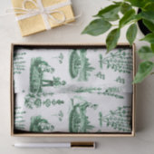 Elegant Kruiden Tuin Sage Groen Toile Tissuepapier (Geschenk)