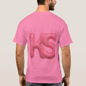 Elegant ks monogram alphabet tshirt (Dos)