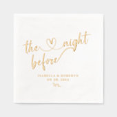 Élégant La Nuit Avant La Répétition Diner Or (Recto)