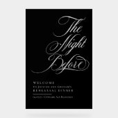 Élégant La Nuit Avant Le Dîner De Répétition (Recto)