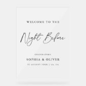 Élégant La Nuit Avant Le Dîner De Répétition Frost (Recto)