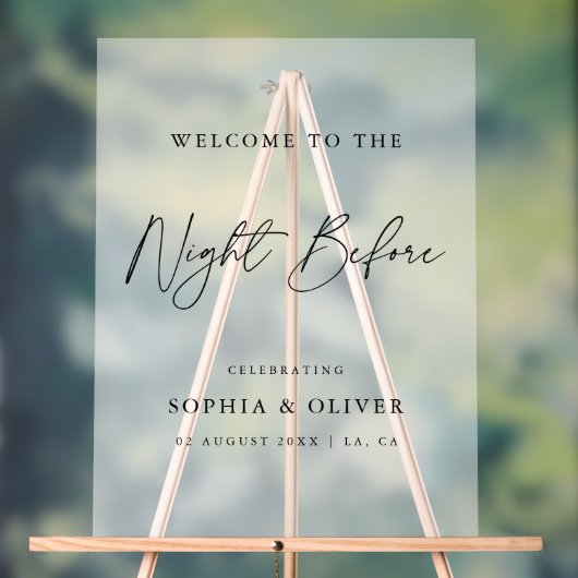 Élégant La Nuit Avant Le Dîner De Répétition Frost (Neutre)