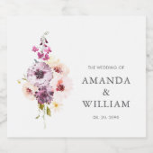 Elegant label voor mousserende wijn sparkling wijnetiket (Enkel label)