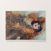 Elegant  Lady Art Deco Legpuzzel (Horizontaal)