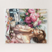 Elegant Lady Moederdag Gift 520 Stuk Puzzel (Horizontaal)