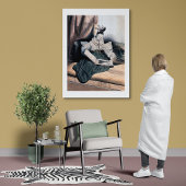 Elegant Lady Reading - kunst Print