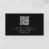 Elegant landschap bergvak visitekaartje (Achterkant)