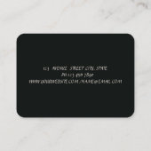 Elegant Landschap Lotus Bloem Visitekaartje (Achterkant)