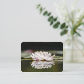 Elegant Landschap Lotus Bloem Visitekaartje (Staand voorkant)