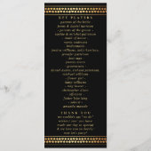 Elegant Las Vegas bestemming bruiloft programma (Achterkant)