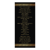 Elegant Las Vegas bestemming bruiloft programma (Achterkant)