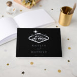 Elégant Las Vegas Destination Mariage<br><div class="desc">Célébrez dans le style avec ce livre d'or mariage glamour et très tendance. Le design est facile à personnaliser avec votre libellé d'événement spécial et vos invités seront ravis quand ils verront ce fabuleux livre d'or. Les éléments mariages correspondants se trouvent dans la collection.</div>